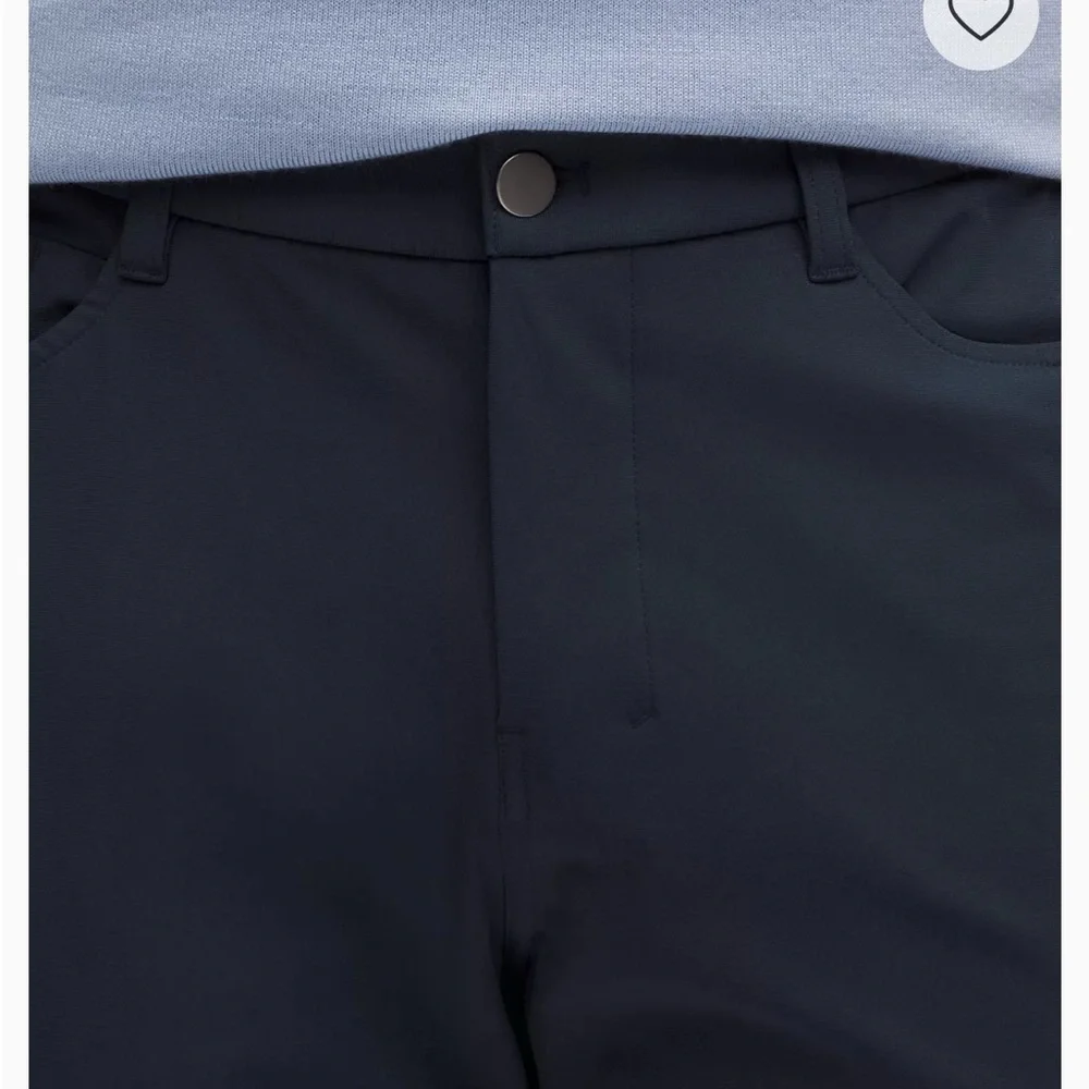 Lululemon ABC Dark Blue Trousers (Size: 32”)